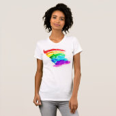 T-shirt Fierté d'arc-en-ciel (Devant entier)
