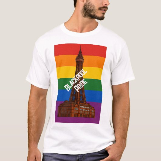 T-shirt Fierté de Blackpool (Devant)