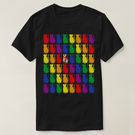 T-shirt Fierté de chats (Design devant)