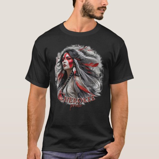 T-shirt Fierté de Cherokee (Devant)