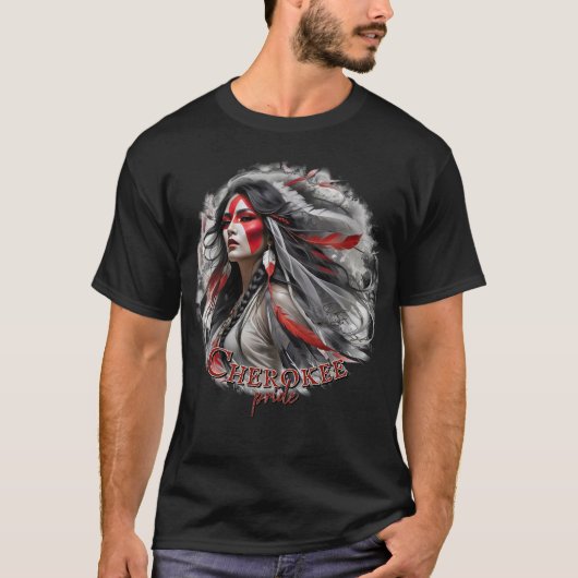T-shirt Fierté de Cherokee (Devant)