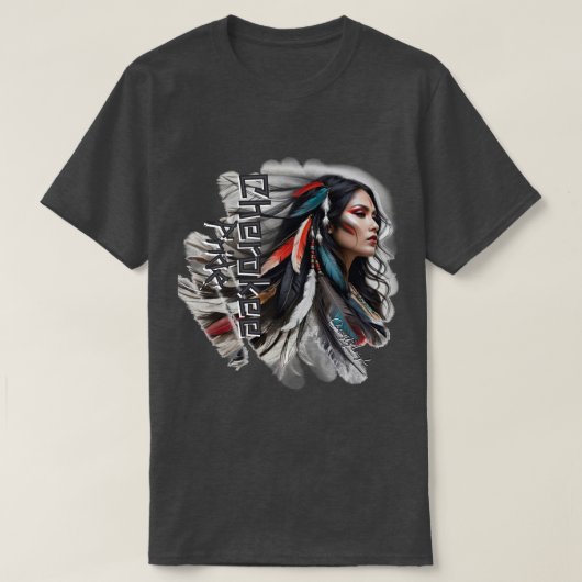 T-shirt Fierté de Cherokee 2 (Design devant)