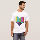 T-shirt Fierté de coeur (Devant entier)