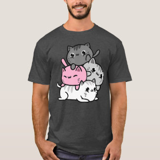 T-shirt Fierté de démigirl de chats Kawaii