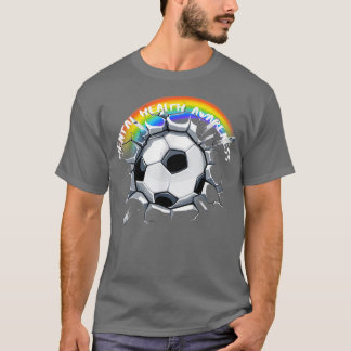 T-shirt Fierté De Football Lgbtq Sensibilisation À La Sant