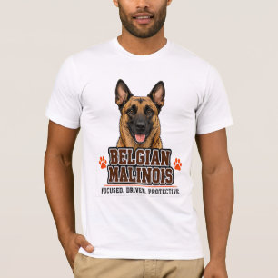 T-shirt 🐾 Fierté de la famille du propriétaire de Malinoi