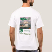 T-shirt Fierté de la nation : Indépendance du Pakistan ! (Dos)