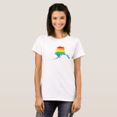 T-shirt fierté de l'alaska. (Devant entier)