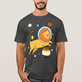 T-shirt Fierté de l'astronaute du lion