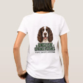 T-shirt 🐾 Fierté de l'English Springer Spaniel 🐾 (Dos)