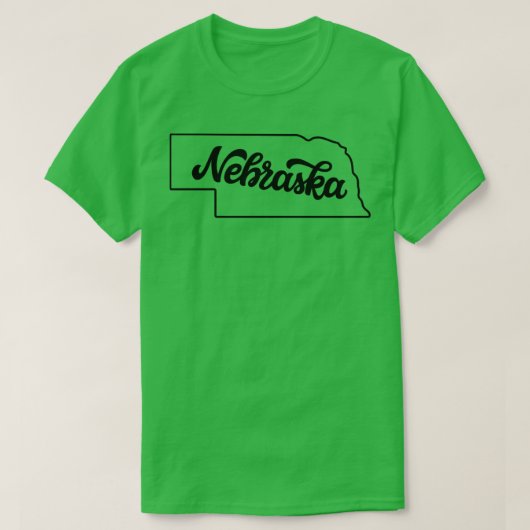 T-shirt Fierté de l'État américain du Nebraska (Design devant)