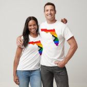 T-shirt Fierté de l'État de Floride LGBTQ Progress Pride (Unisexe)