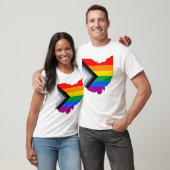 T-shirt Fierté de l'État de l'Ohio Progress Pride LGBTQ (Unisexe)