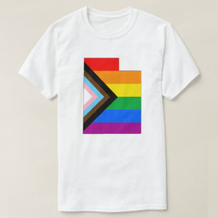 T-shirt Fierté de l'État de l'Utah LGBTQ Progress Pride