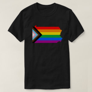 T-shirt Fierté de l'État de Pennsylvanie LGBTQ Progress Pr