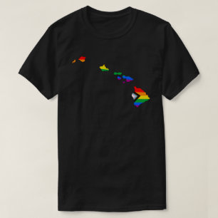 T-shirt Fierté de l'État d'Hawaii LGBTQ Progress Pride