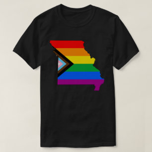T-shirt Fierté de l'État du Missouri LGBTQ Progress Pride