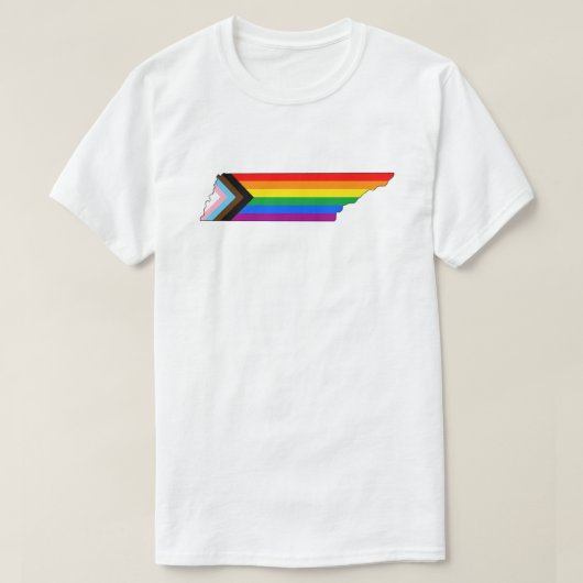 T-shirt Fierté de l'État du Tennessee LGBTQ Progress Pride (Design devant)
