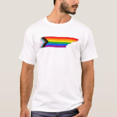 T-shirt Fierté de l'État du Tennessee LGBTQ Progress Pride (Devant)