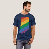 T-shirt Fierté de l'Indiana (Devant entier)