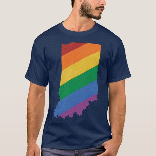 T-shirt Fierté de l'Indiana (Devant)