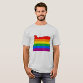 T-SHIRT FIERTÉ DE L'OREGON - (Devant entier)
