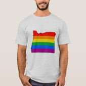T-SHIRT FIERTÉ DE L'OREGON - (Devant)
