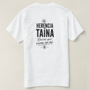 T-shirt Fierté de Porto Rico, l'Héritage Taïno Vit en Moi