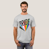T-shirt Fierté de progrès éclatée (Devant entier)