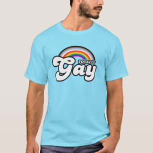 T-shirt Fierté De Progrès Totalement Gay