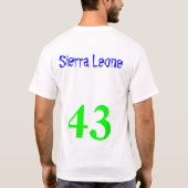 T-shirt Fierté de Sierra Leone (Dos)