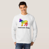 T-shirt Fierté Democratic de GLBT (2) (Devant entier)