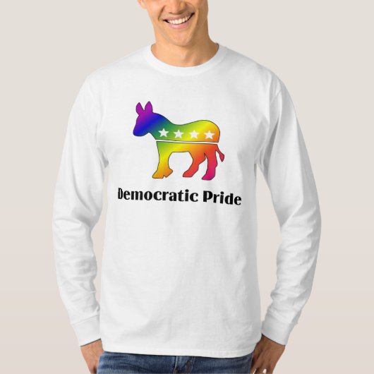 T-shirt Fierté Democratic de GLBT (2) (Devant)