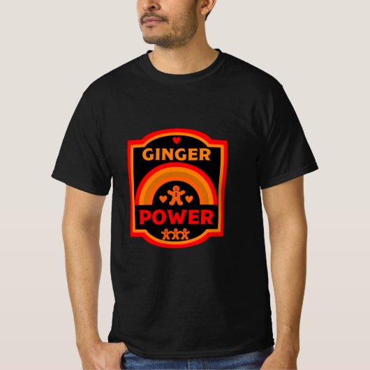T-shirt Fierté des cheveux de gingembre (Devant)