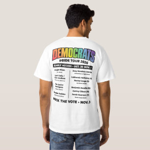 T-shirt Fierté des démocrates de Duval 2026