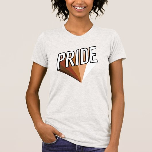 T-shirt Fierté des gens de couleur (Devant)