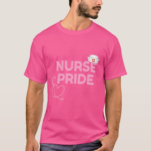 T-shirt Fierté des infirmières – Honneur, Force (Devant)