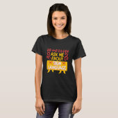 T-shirt Fierté des Sourds Perte Auditive LSF Demandez-moi (Devant entier)