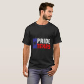 T-shirt fierté des texas (Devant entier)