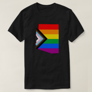T-shirt Fierté d'état de l'Arizona LGBTQ Progrès Pride