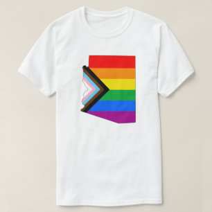 T-shirt Fierté d'état de l'Arizona LGBTQ Progrès Pride