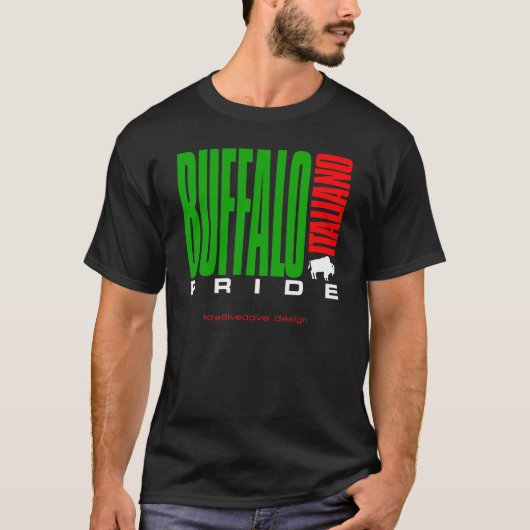 T-SHIRT FIERTÉ D'ITALIEN DE BUFFLE (Devant)