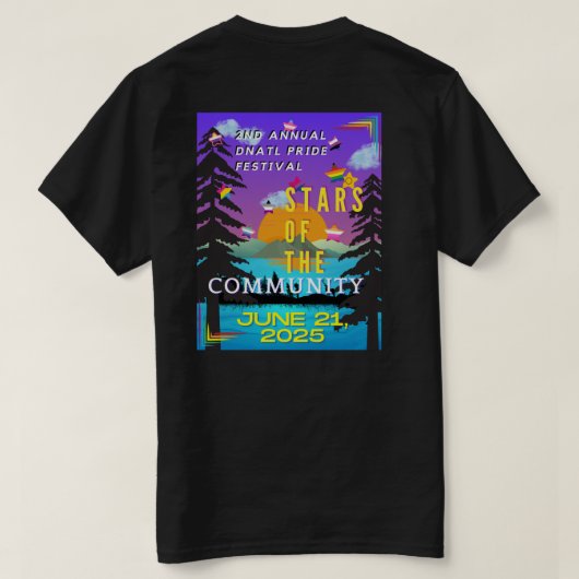 T-shirt Fierté DNATL 2025 (Design dos)