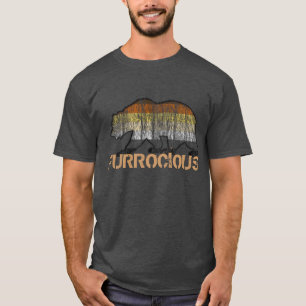 T-shirt Fierté d'ours gay Grunge Furrocious Ours COULEURS