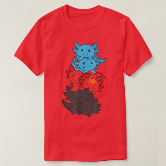 T-shirt Fierté drapeau polyamory LGBTQ Aolotl (Design devant)