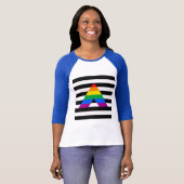 T-shirt Fierté droite d'allié (Devant entier)