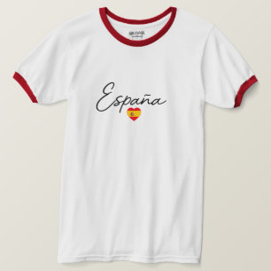 T-shirt Fierté du cœur du football espagnol