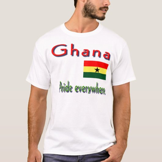 T-shirt Fierté du Ghana (Devant)