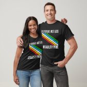T-shirt Fierté du handicap : différent, pas moins (Unisexe)