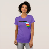 T-shirt Fierté du progrès de Floride (Devant entier)